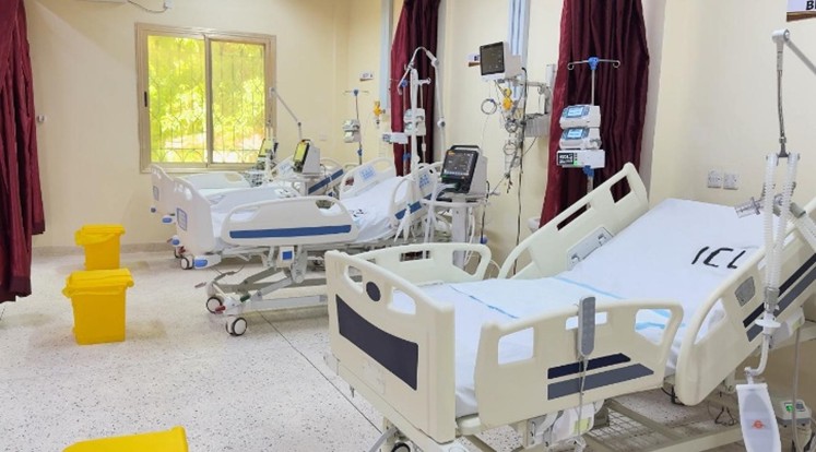 ICU beds in place at Lamu County Referral Hospital, providing critical care for patients in need