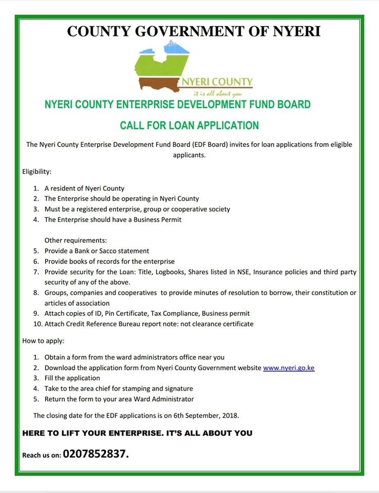 Nyeri Enterprise Development Fund